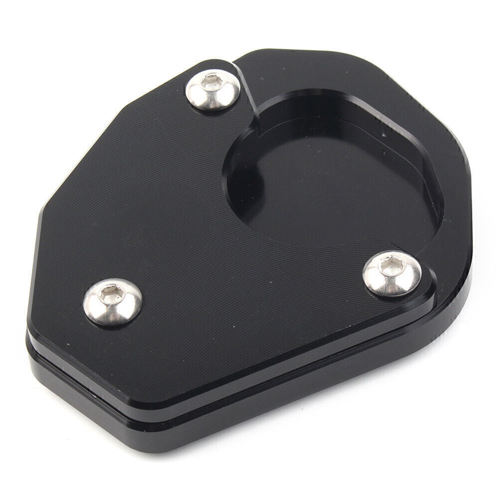 Black Kickstand Side Stand Extension Enlarge Plate Pad For Trident 660 2021 Q