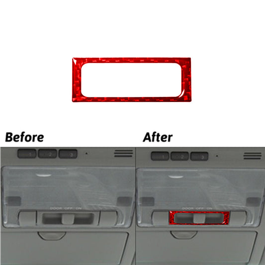 Red Carbon Fiber Radio With Navigation Trim for Jetta Sedan Type C v