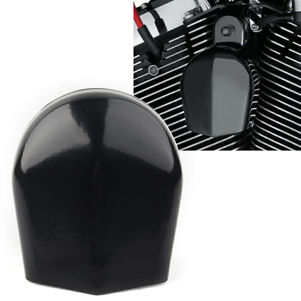 Fit for Harley Touring Road King Glide Street FLHR FLHX Gloss Black Stock Horn Cover