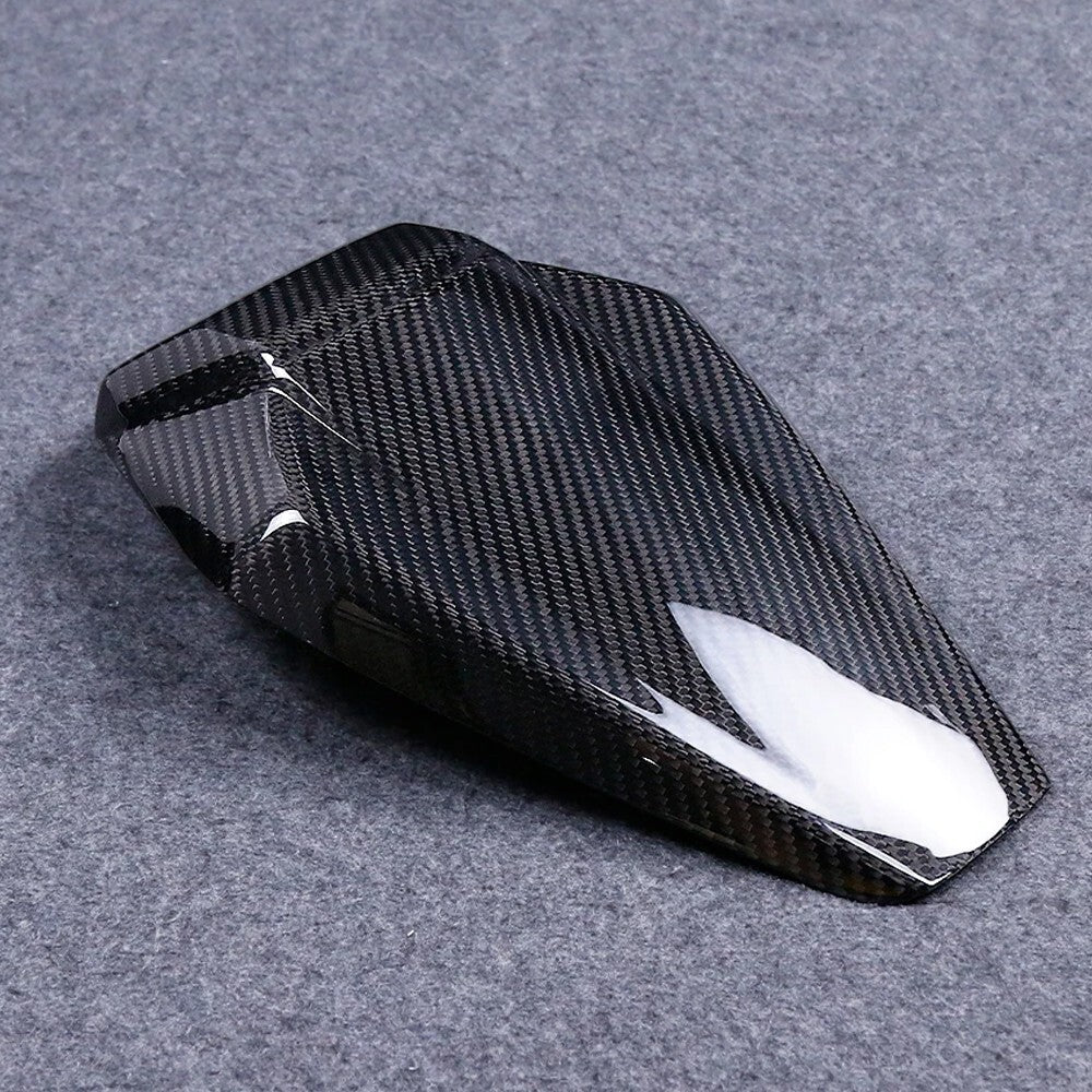 Suitable for 2019-2025 Ninj ZX6R rear for seat covers, passenger for seat covers, carbon fiber. Q