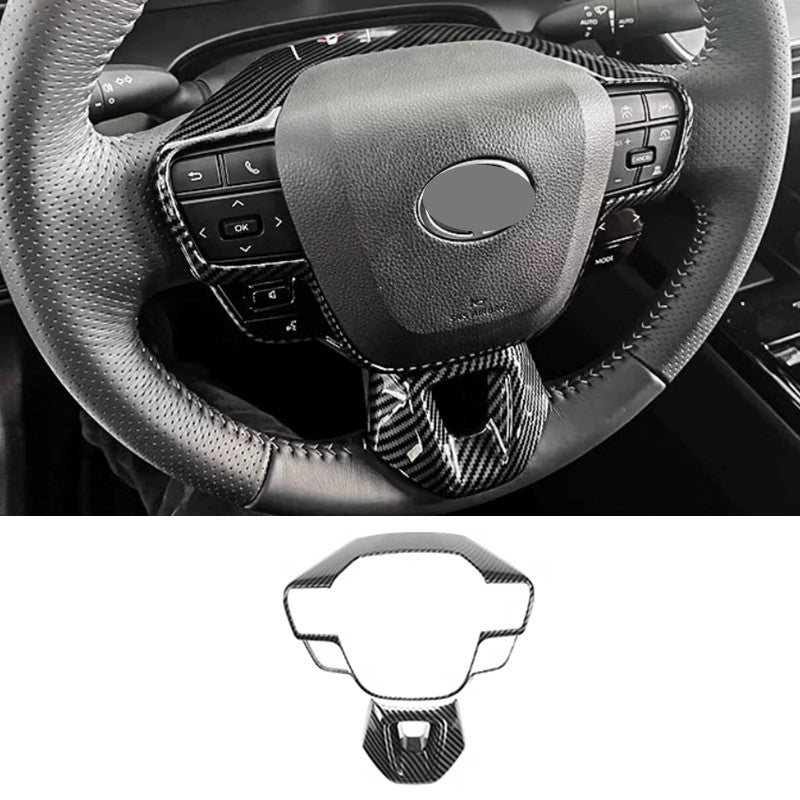 Carbon fiber internal Steering Wheel Trim 2pcs Fit for Camry 2025 v