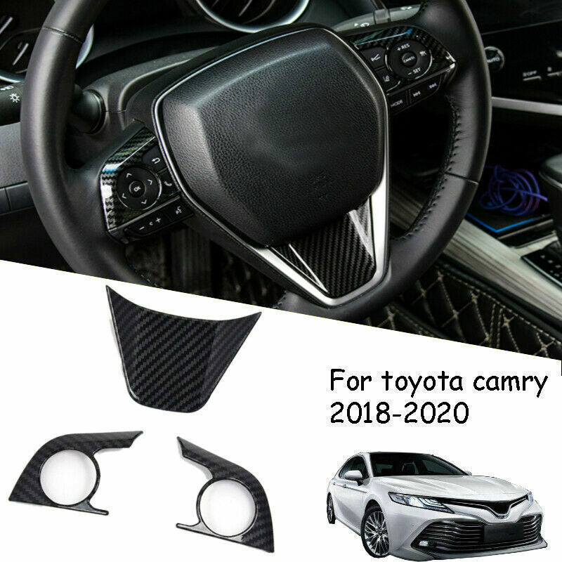 Carbon Fiber Color Rear Reading Light Lamp Cover Trim for Camry 2018-2023 v