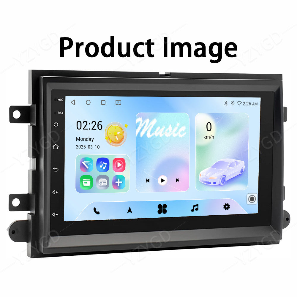 7 for Ford Edge 2007-2010 CarPlay Stereo Radio Android 14 GPS Navi Screen Wifi