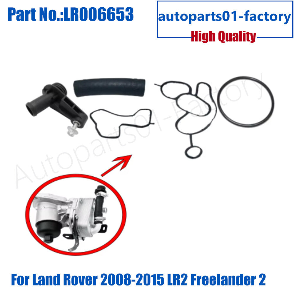 Oil Cooler Repair Kit Fit For LR006653 for Land Rover 2008-2015 LR2 Freelander 2