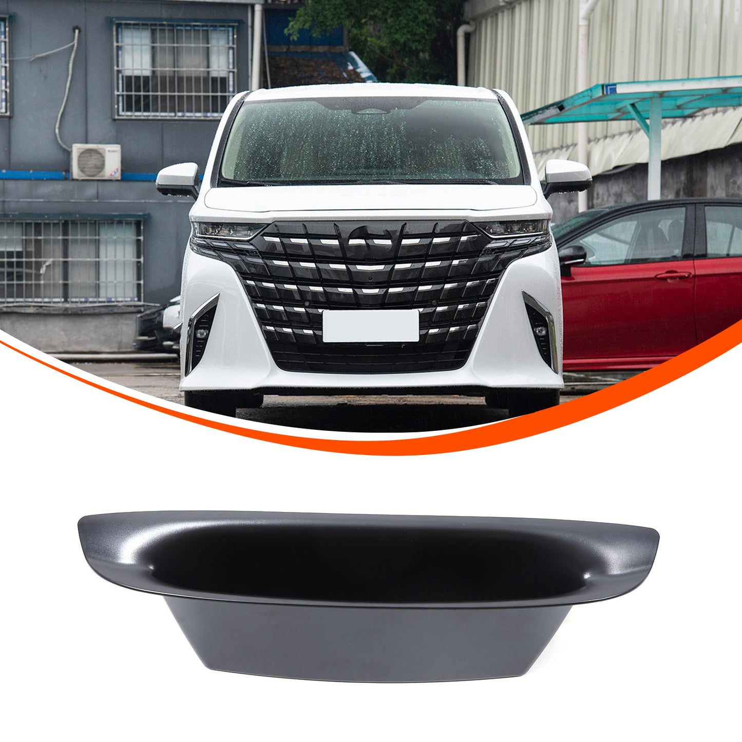 Car for seat back storage box for ALPHARD VELLFIRE 40 2023-2024 Black - n