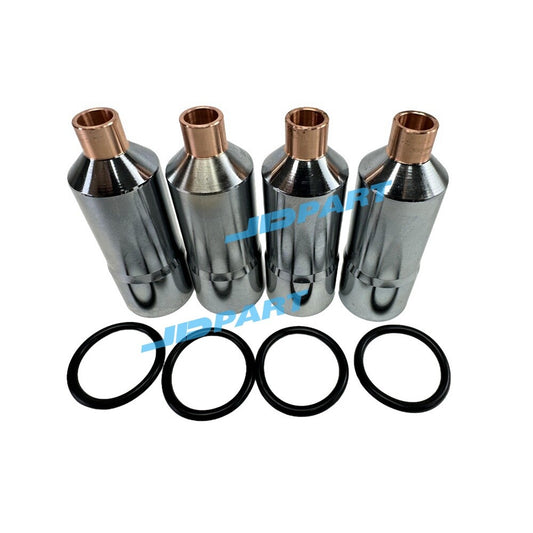 4 J05E fuel injector nozzle sleeves 11176-1190, suitable for Hino excavator parts.