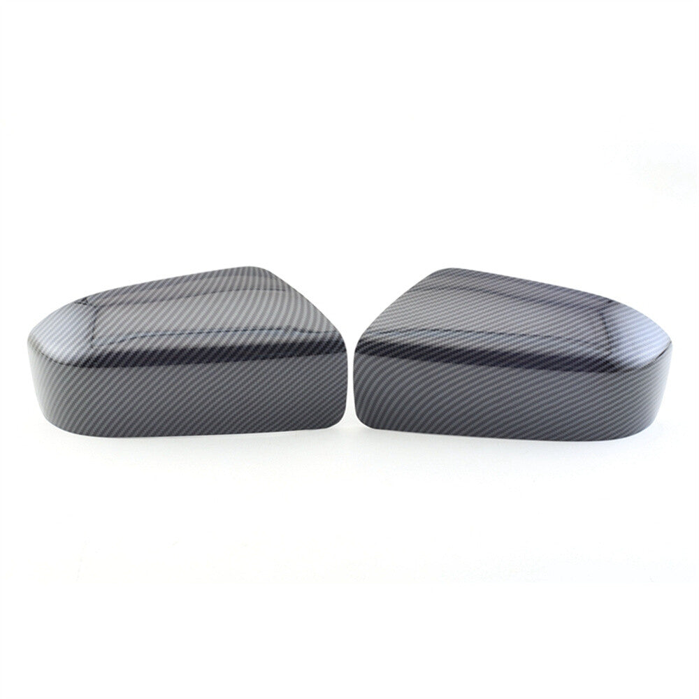 2× Carbon Fiber Style Side Rear View Mirror Cover Cap for Honda for Accord 2003-2007 Q