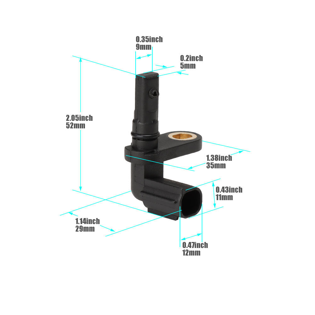 Four ABS wheel speed sensors (front and rear) for Tundra Sequoia 5.7L (2007-2017) n