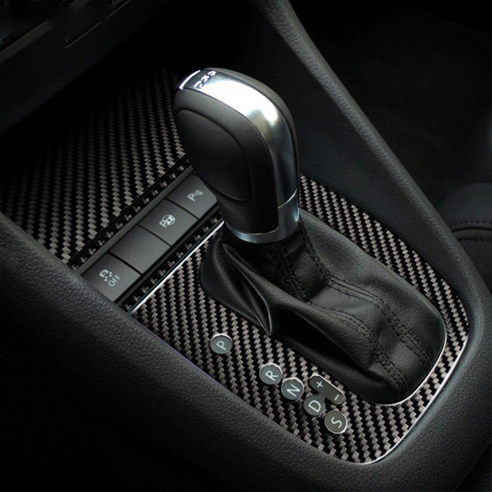 Suitable for Golf 6, for Golf 5, GTI 08-12 Carbon Fiber Gear Shift Gearbox Panel Cover LHD Type A n