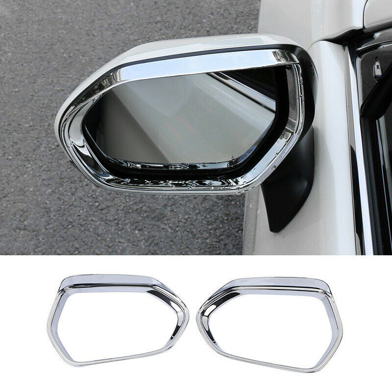 for Toyota for Camry 2018-2022 ABS Chrome Rear View Mirror Rain Eyebrow Cover Trim