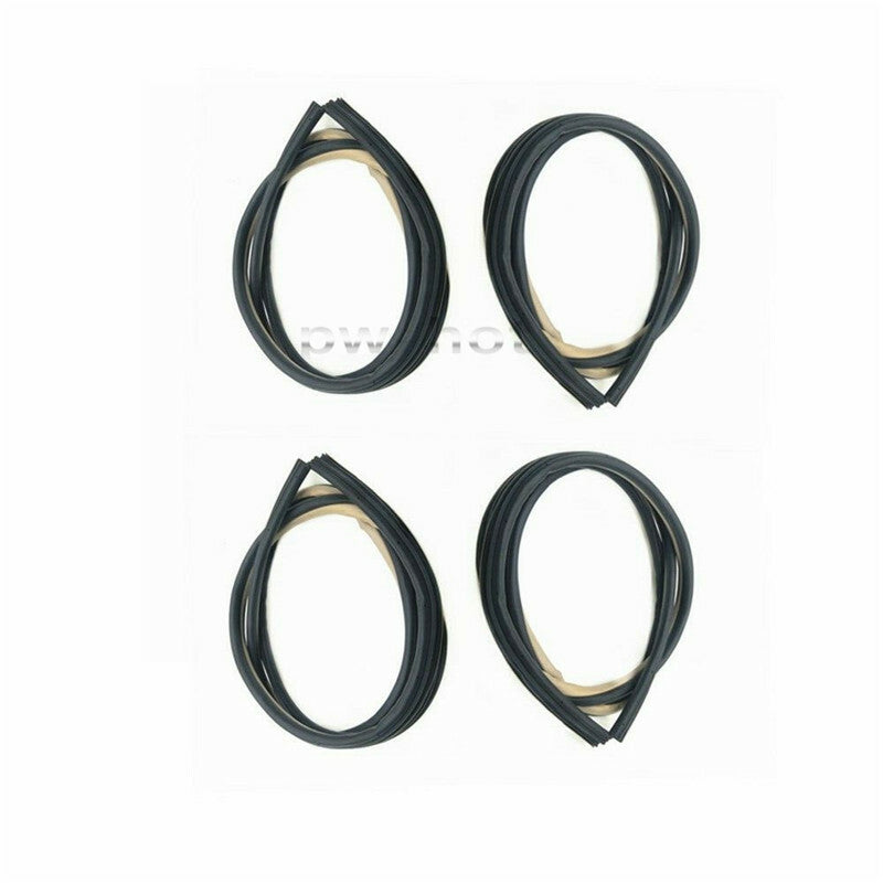 4-piece door rubber Weatherstrip body seals for Honda Accord sedans 2003-2007