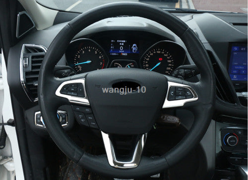 For Highlander 2014-2019 Silver Inner Door Speaker Panel Cover Decor Trim v