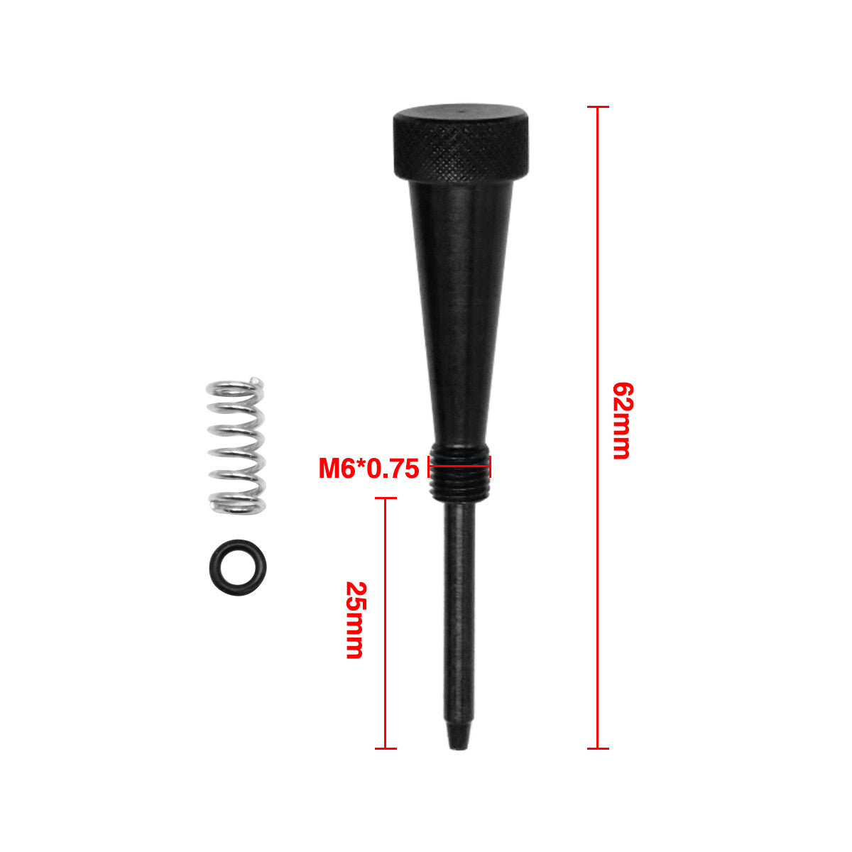 Black Air Fuel Mixture Screw Kit Mixing Ratio Screws for PWM ZSK Carburetor Q