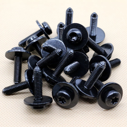 New Metal 25Pcs Torx Drive Inner Front Bumper Screw for VW N90993603 Q
