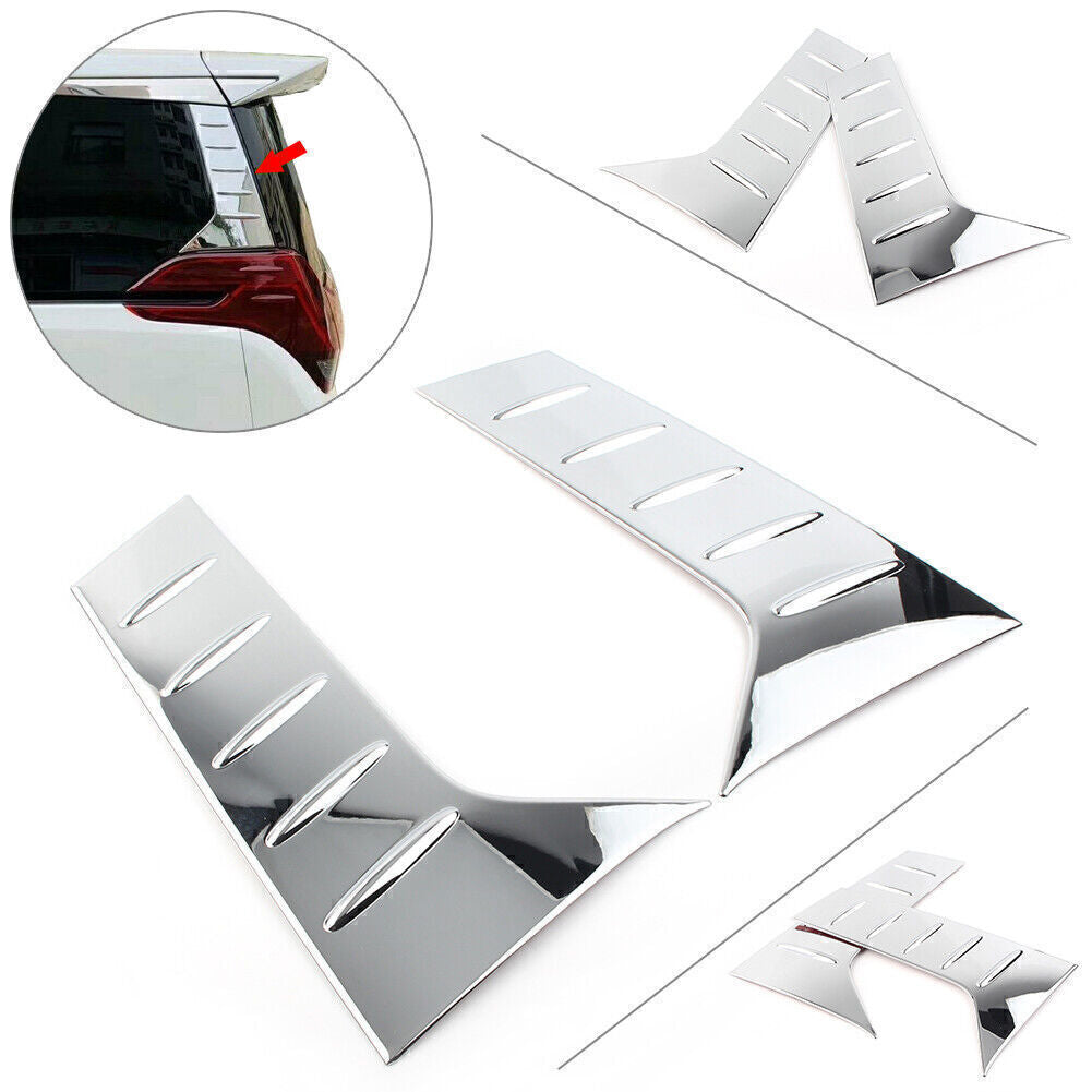 for Toyota Alphard 2016 2017 2018 2019 C-Pillar Window Molding Cover Trims Q
