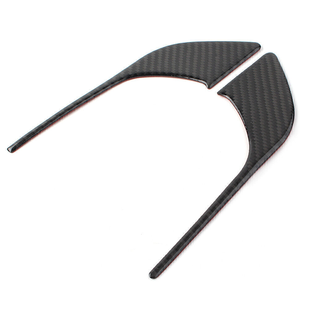 Fit 2013-18 17 for Subaru Forester Carbon Fiber Inner Front Door Handles Cover Trim
