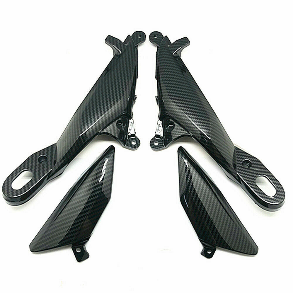 4 pcs Rear Tail Driver Cover Fairing Cowl Carbon for HONDA 2007-2012 CBR600RR