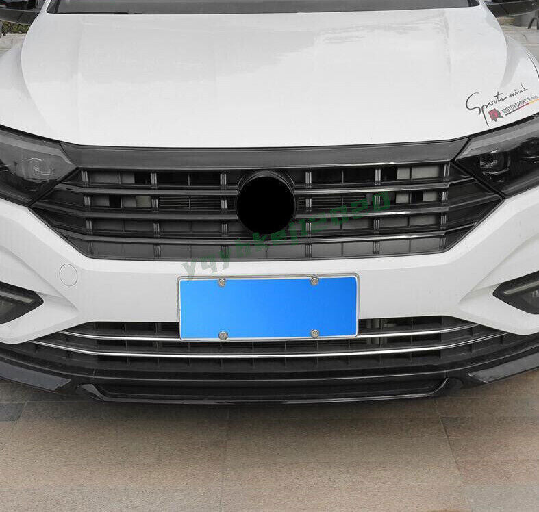 for Jetta 2020-2021 Glossy Black Front Centre Grille Decor Trim Strip n
