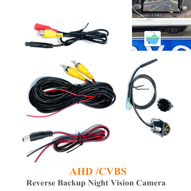 AHD/CVBS 170¡ã Car Truck Reverse Backup Camera Rear View Parking Cam Waterproof v