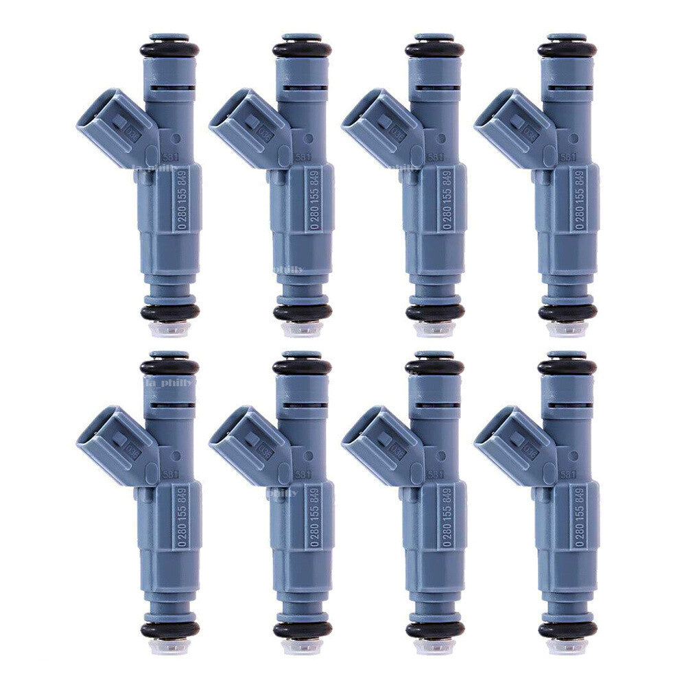 8X Fuel Injectors Nozzle for Jeep for Dodge for Ram 1500 4.7L V8 2002-2007 0280155849 Q