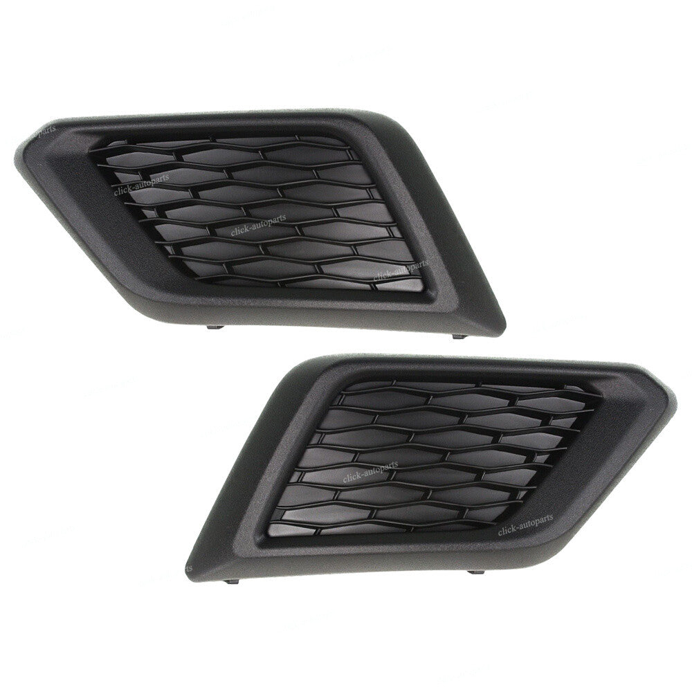 2Pcs Front Fog Light Cover Insert Grill Fits 2014-2016 Rogue Left  Right Side Q