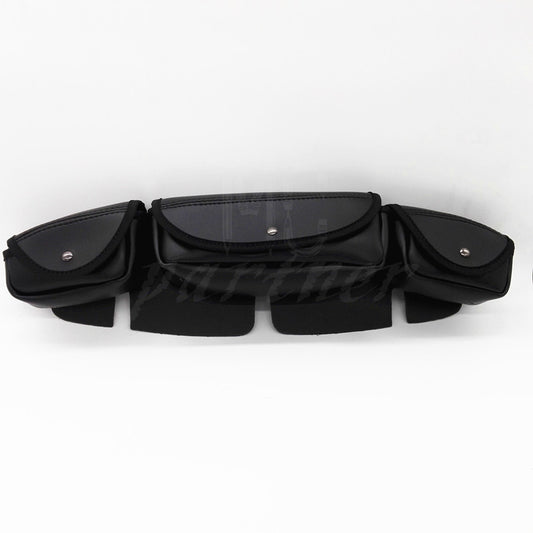 Windshield Bag Saddle 3 Pouch Pocket Fairing for Harley Touring Electra Glide Q