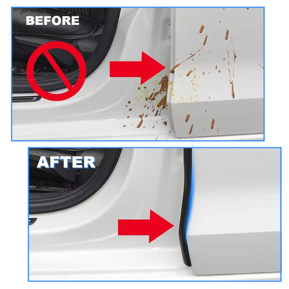 2X for Chevrolet Car Door B Pillar Seal Strip Weatherstrip Edge Moulding Trim