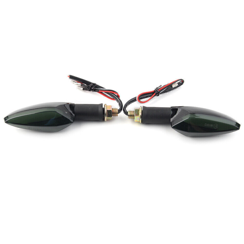 Universal Motorcycle 12V LED 3 wires Flash Turn Signal Lights Direct Lamps Q