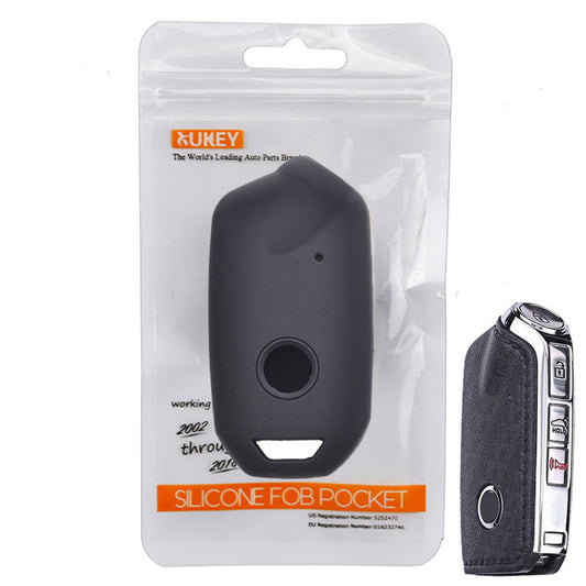 for Kia Stinger Silicone Key Case Remote Fob Cover Shell Holder 2017 2018 - 2019