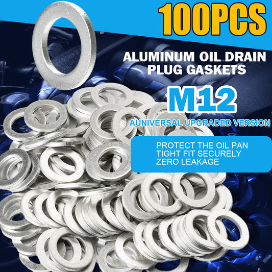 100PCS OIL DRAIN PLUG WASHER GASKETS (P/N 90430-12031) for TOYOTA / for LEXUS / for SCION Q