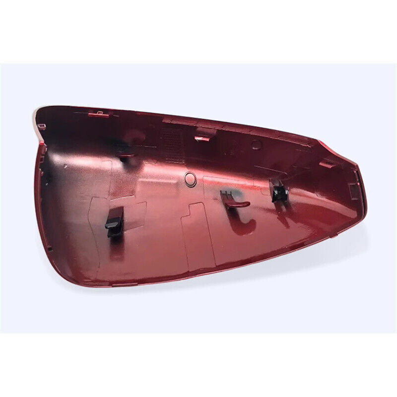 Red Left Rearview Side Wing Mirror Shell Cover Cap for Mazda 3 Axela 2020-2022