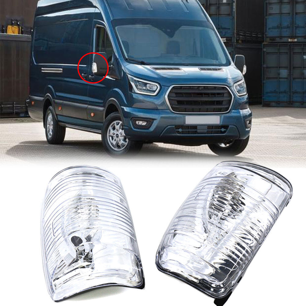 Left + Right side mirror turn signals applicable to 2015 - 22 Transit 150 250 350HD- n