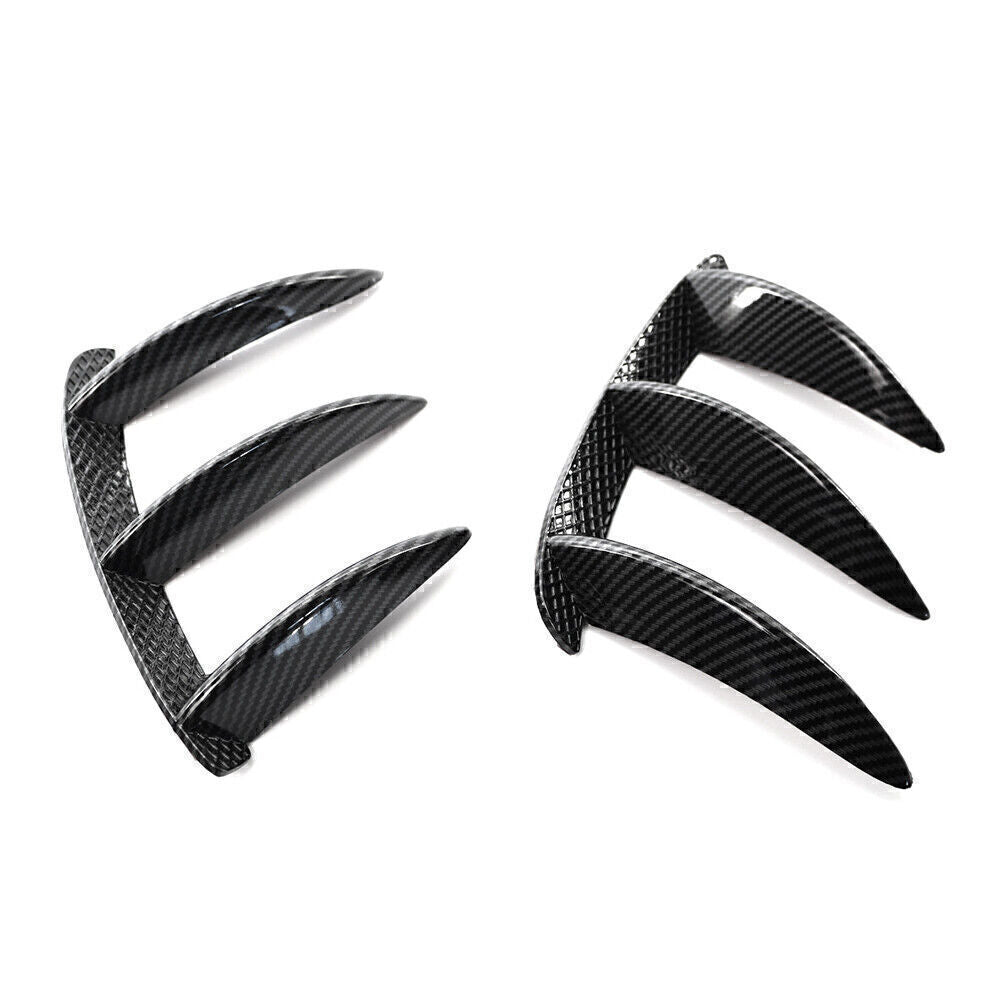 Carbon fiber Rear Bumper Splitter Canard Air Vent Fit for Benz W176 A200 A250 Q