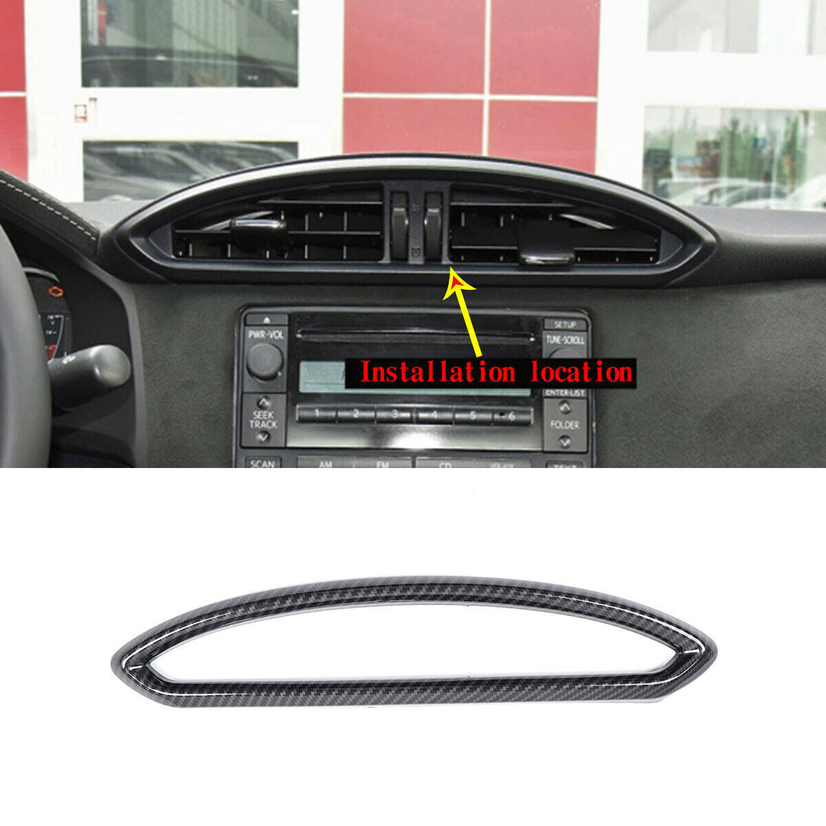 Interior Dashboard Console Navigation Cover Trim for Explorer 2011-15- v