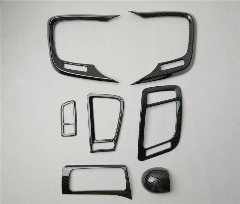 for Kia Optima 2011-2013 Carbon Fiber Inner Dashboard Panel Dash Cover Trim Kits