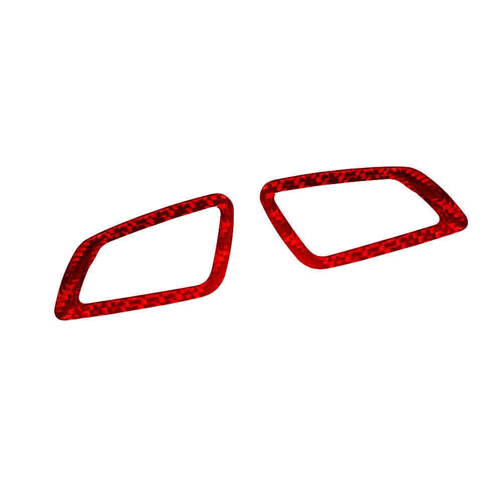 Red Carbon Fiber Central Console Side Strips Trim For Altima 2019-2022 v