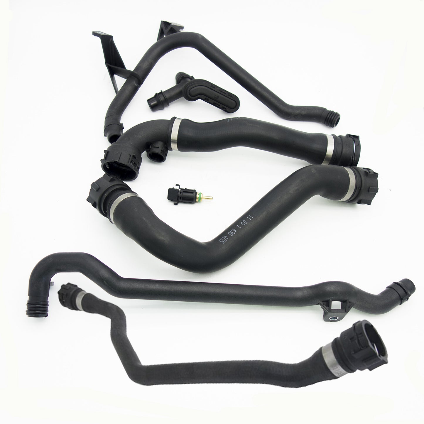 1 Set of 7Pcs Expansion Tank NEW Coolant Radiator Hose For 323 325 328 330 n