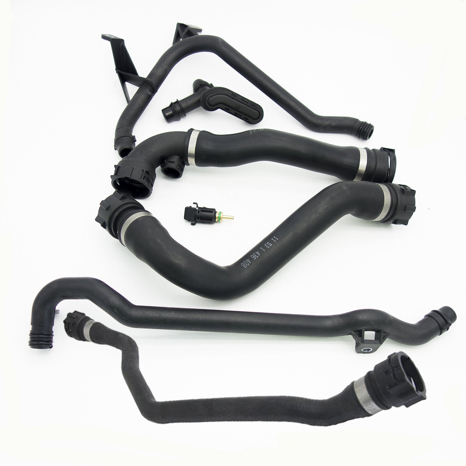 1 Set of 7Pcs Expansion Tank NEW Coolant Radiator Hose For 323 325 328 330 n