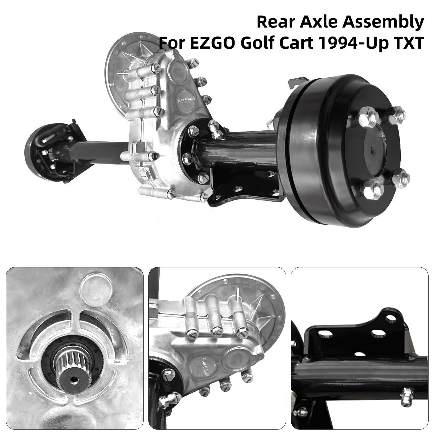 NEW Rear Axle Housing Assembly for 1994-2022 EZGO Electric for Golf Carts 73500-G01 Q