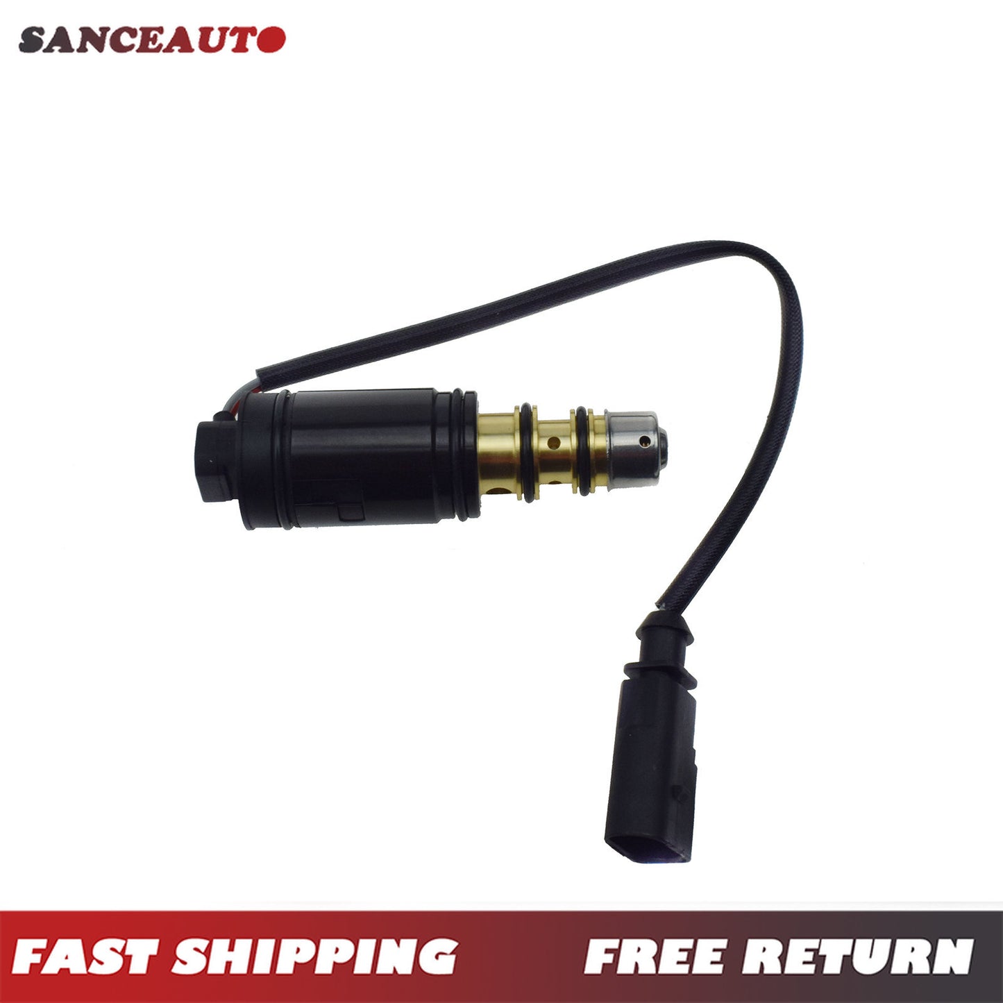 AC compressor control solenoid valve 7SEU16C/6SEU12C suitable for A4, A6, for A8 Quattro, brand new. n