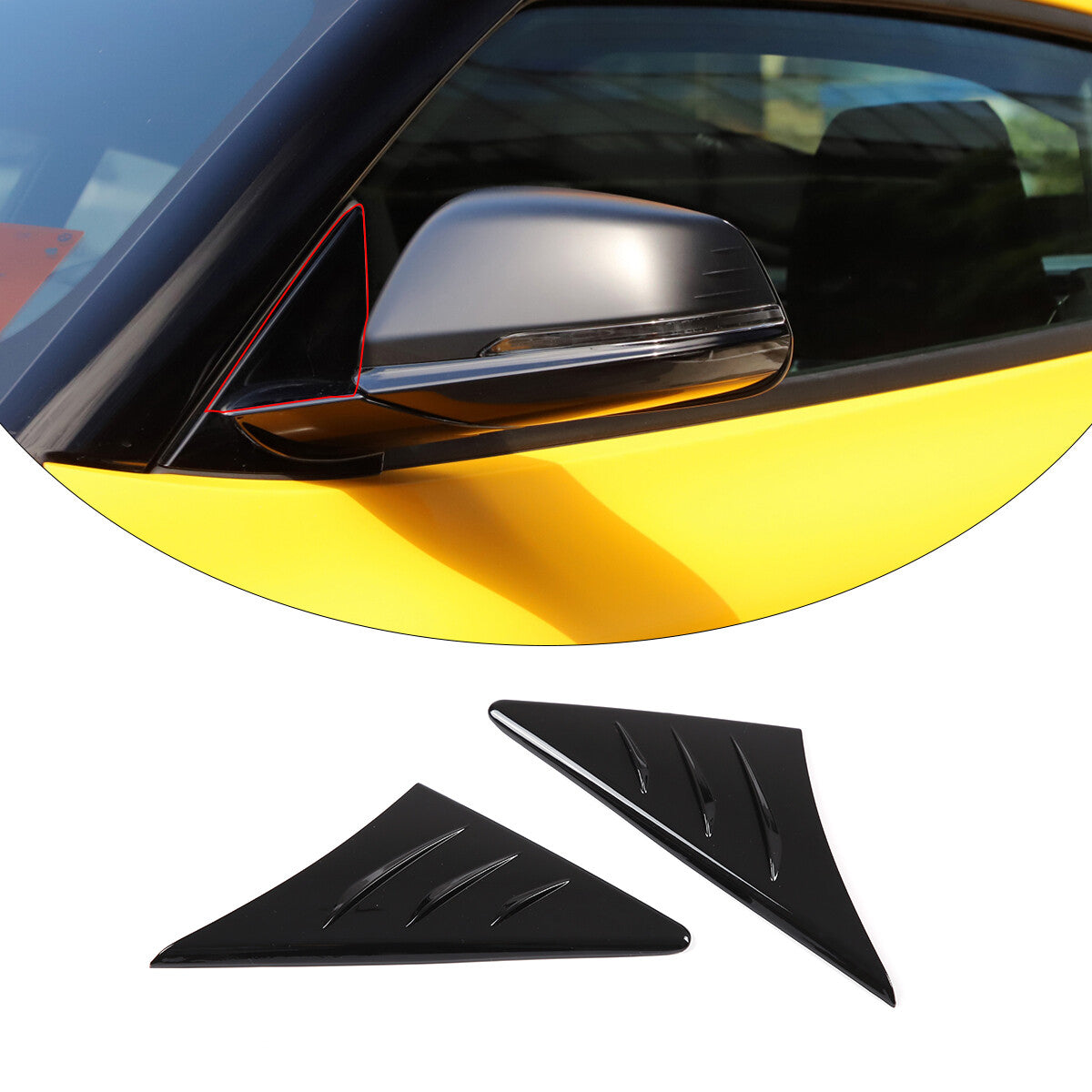 For Hilux Revo 2016.2022 carbon fiber look side door mirror cover- v