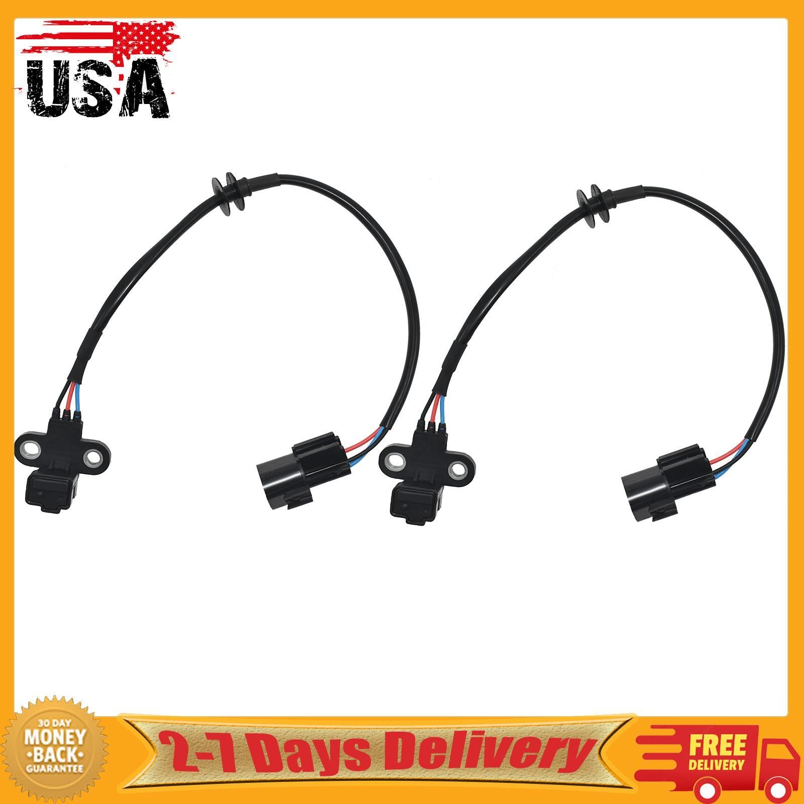2pcs Crankshaft Sensor MR420734 for Mitsubishi Space Star Lancer 2.0L 2003-08