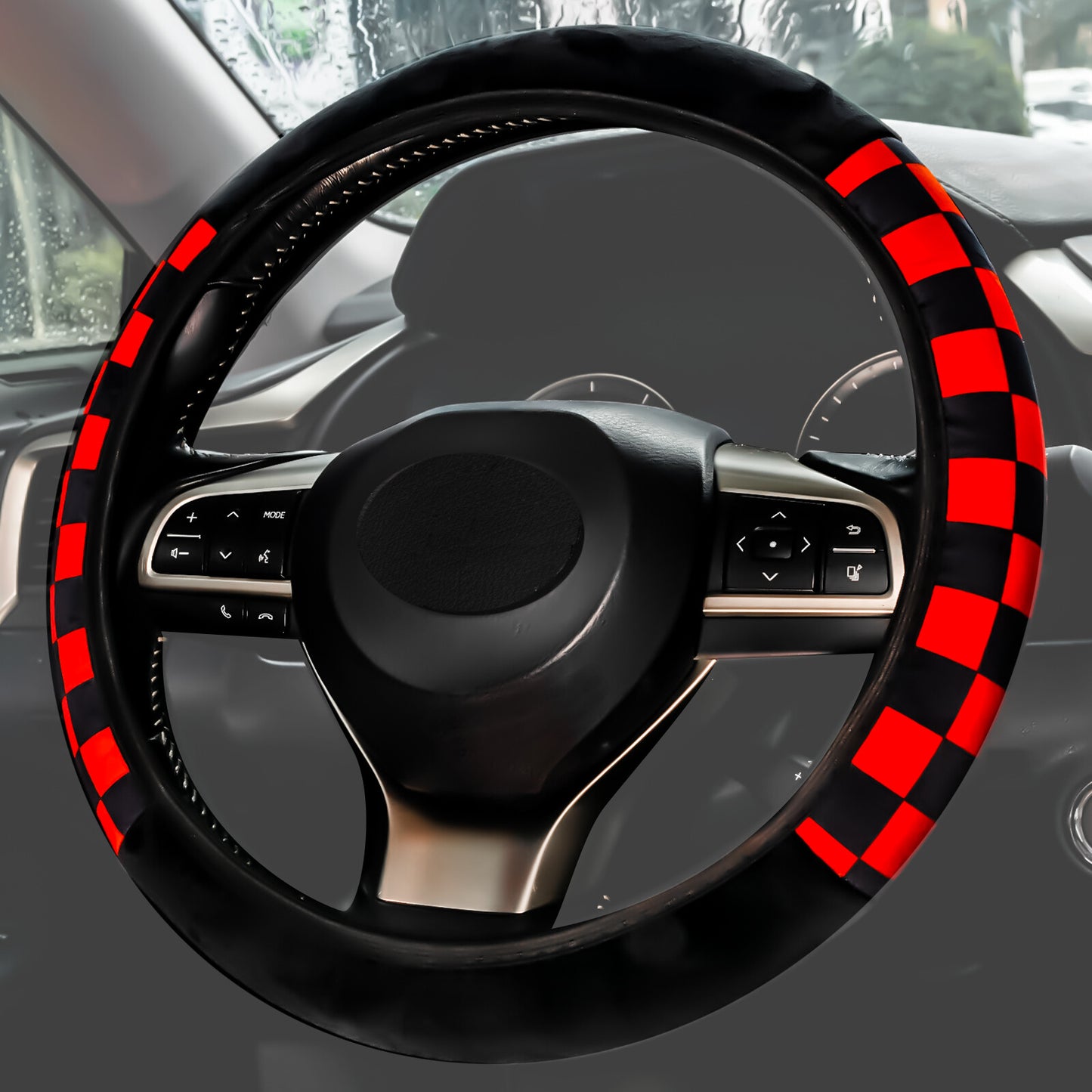 Universal car steering wheel cover plush non-slip steering wheel cover steering wheel cover DE