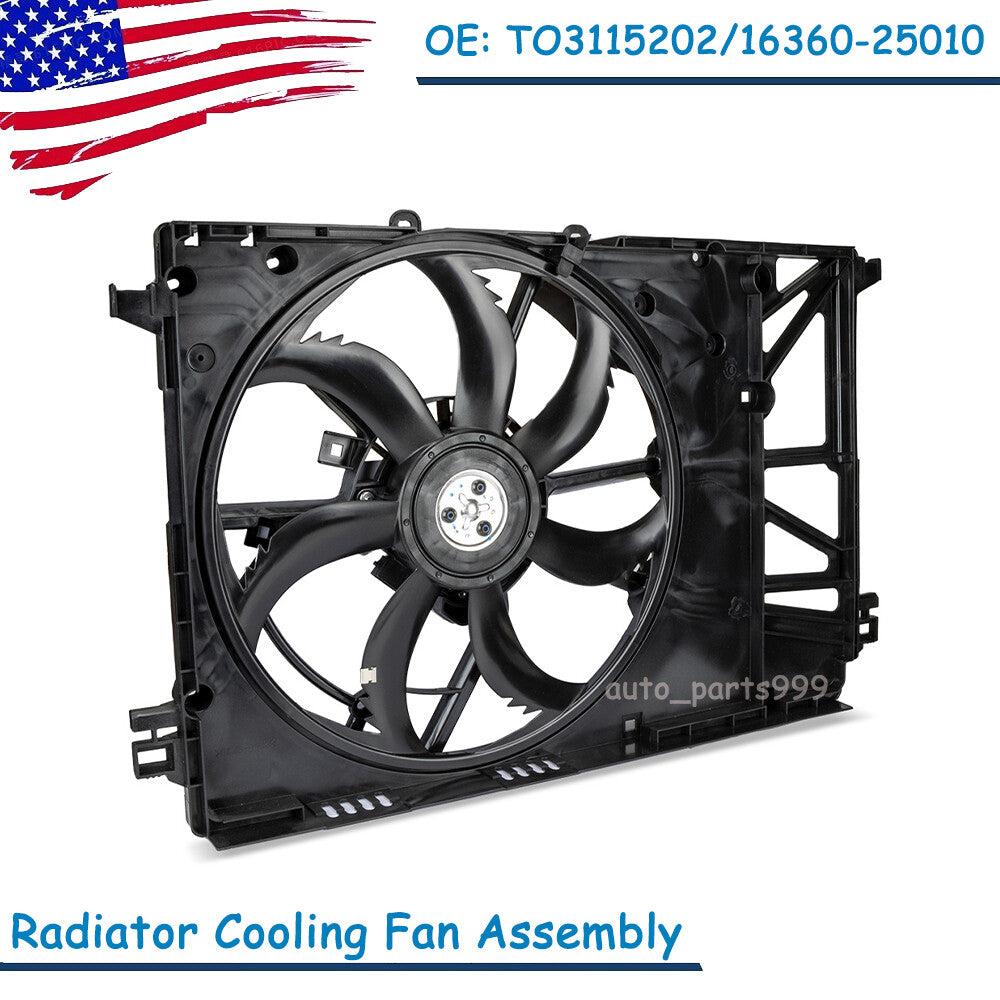 Radiator cooling fan assembly 16360-25010- for Camry 2.5L 2018-2021 n
