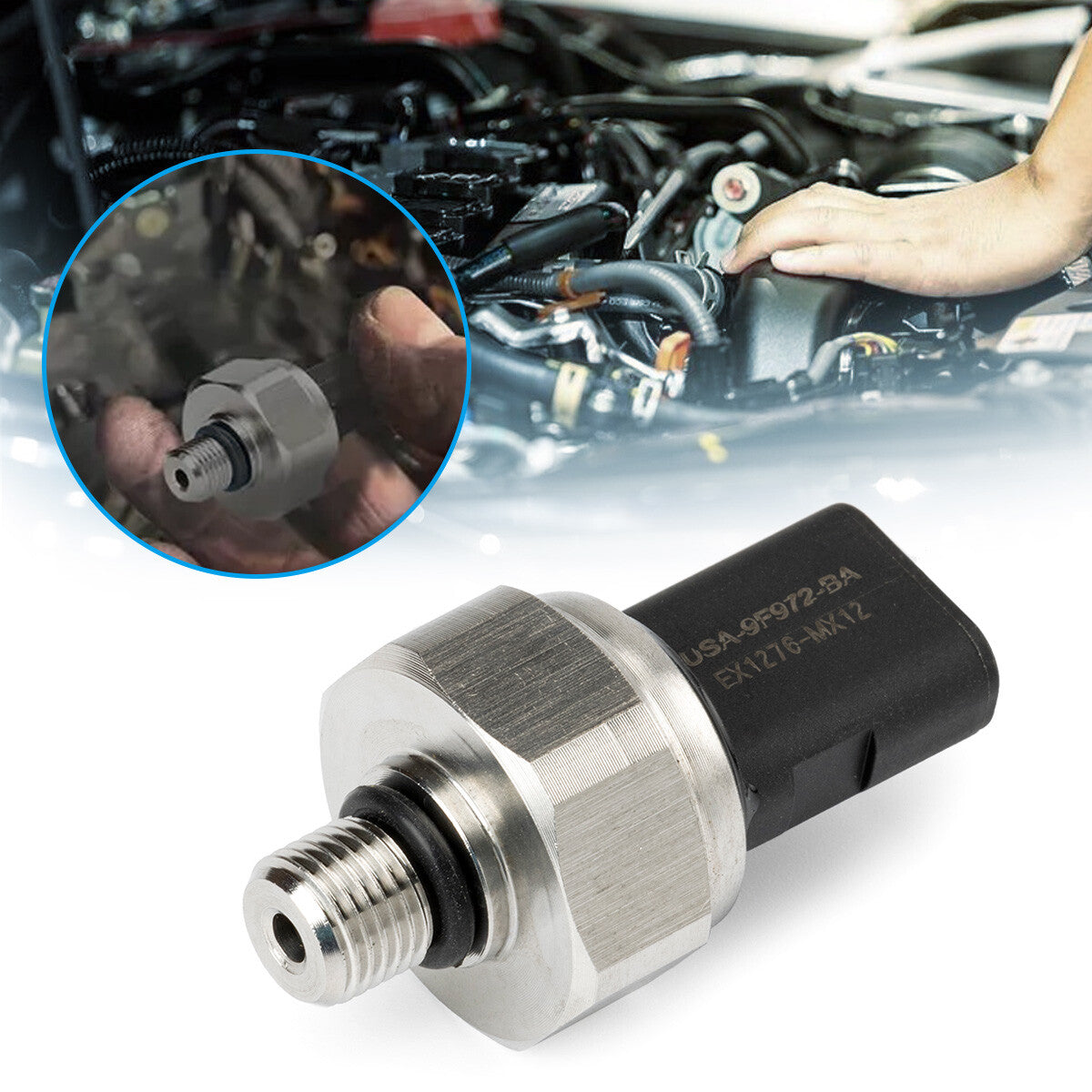 Fuel injector pressure sensor for Focus Fusion for Mustang Taurus BU5Z-9F972- n