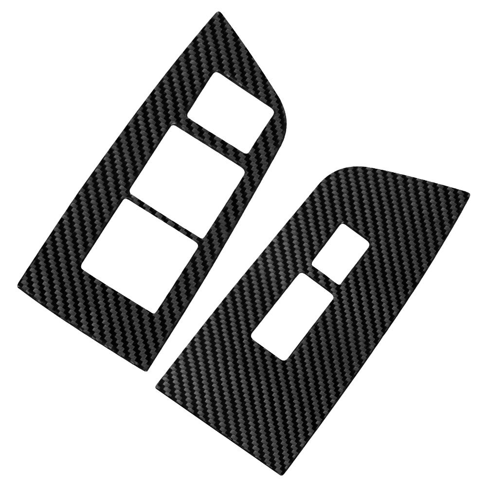 2Pcs Carbon Fiber Interior Side Air Vent Cover Trim For Fiesta 2011-2015 v