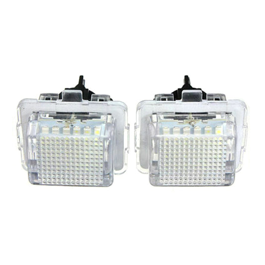 1Pair License Plate Lights for 2006-12 for Mercedes for Benz W212 W221 S550 S600 S63 S65 Q