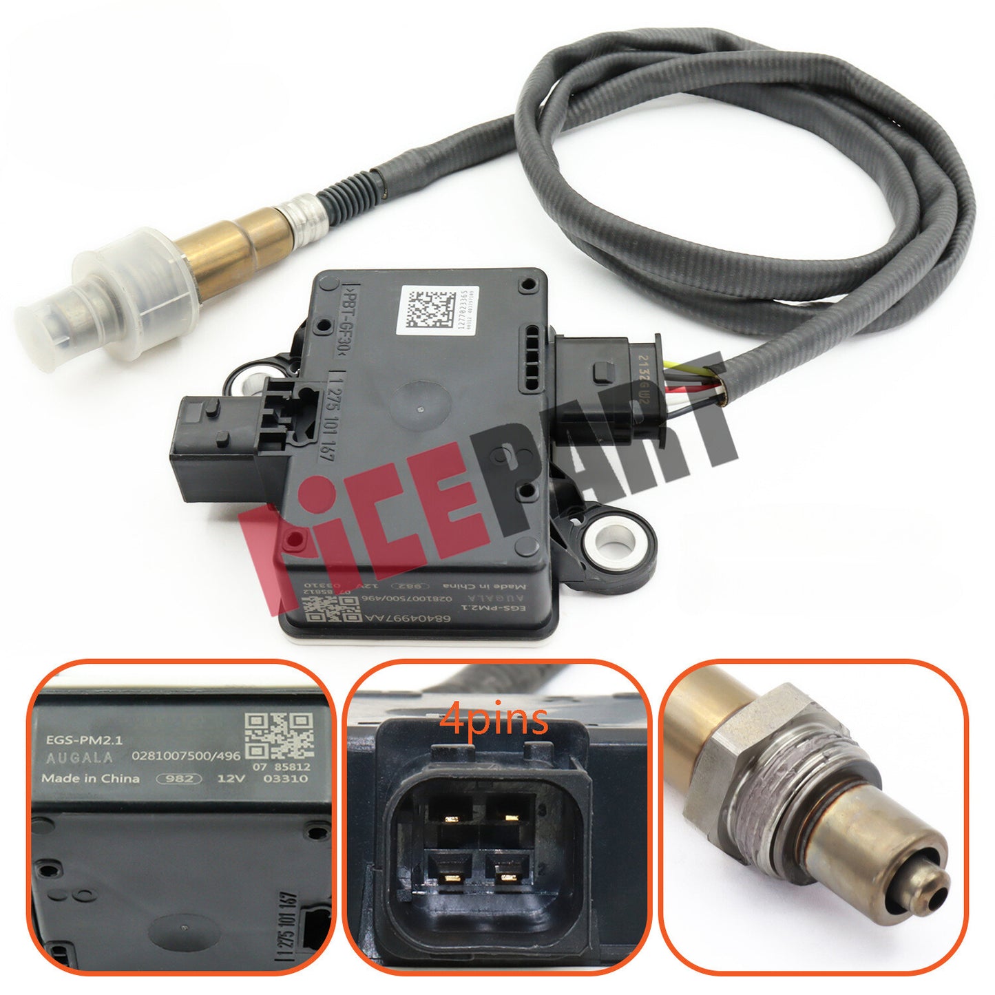68352149AB PM Particulate Sensor Compatible for Ram 2500 3500 4500 6.7L 19-24 Diesel