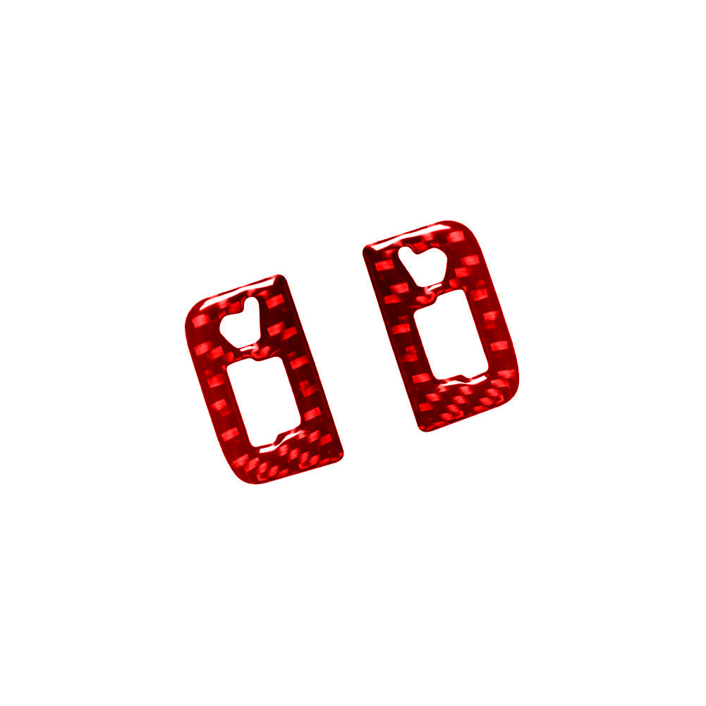 Red Carbon Fiber Inner for Seat Heating Panel Cover Trim for Hyundai Azera 2006-2011