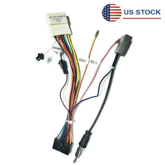 Car Stereo 20 PIN Android Power Cable Wiring Harness Connector Adapter New